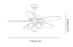 Blossom Breeze Ceiling Fan Light