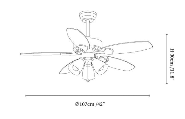 Blossom Breeze Ceiling Fan Light