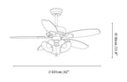 Blossom Breeze Ceiling Fan Light