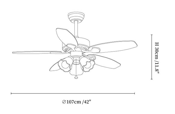 Blossom Breeze Ceiling Fan Light