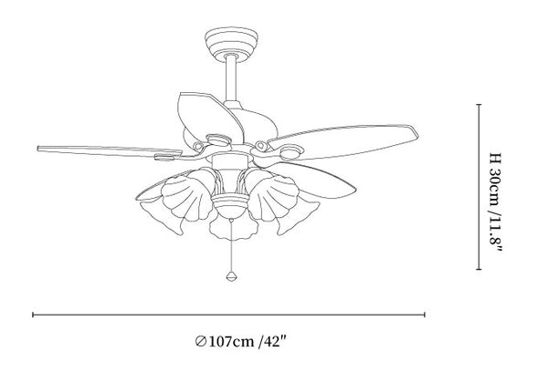 Blossom Breeze Ceiling Fan Light