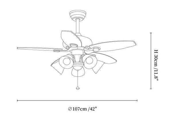 Blossom Breeze Ceiling Fan Light