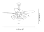 Blossom Breeze Ceiling Fan Light