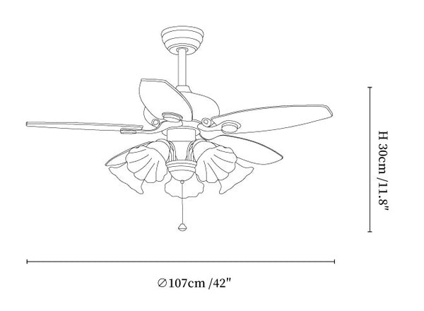 Blossom Breeze Ceiling Fan Light