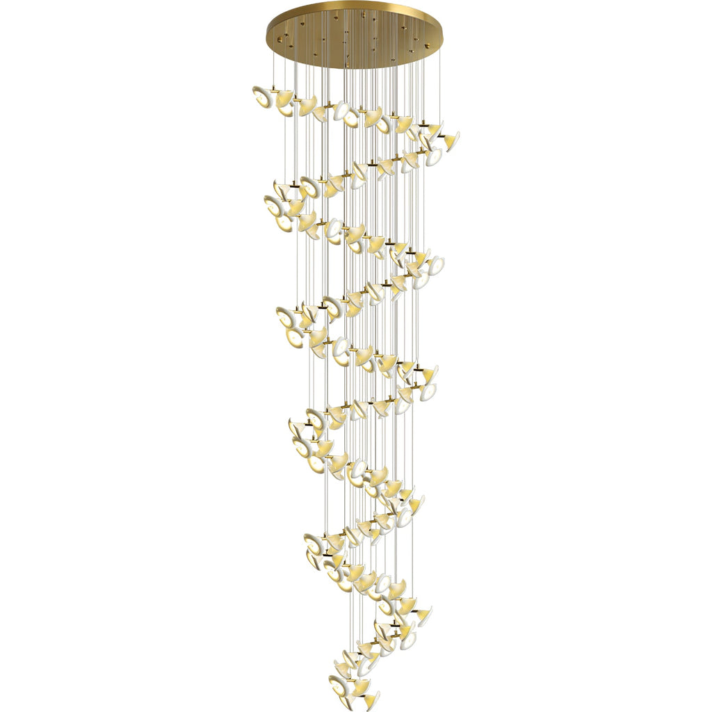 Blossom Double Horn Chandelier
