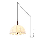 Blossom Fabric Swag Pendant Light