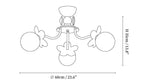 Blossom Flower Glass Chandelier