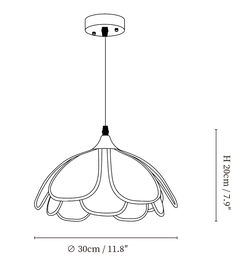 Blossom Leaf Pendant Lamp