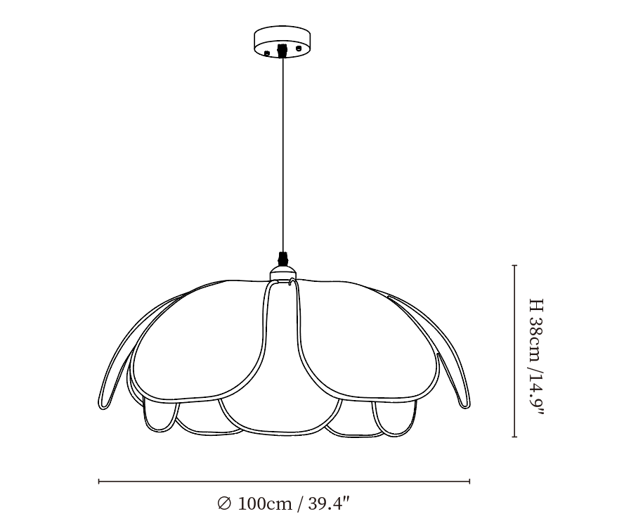 Blossom Leaf Pendant Lamp