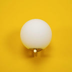 Blown Glass Opal Glass Wall Lamp