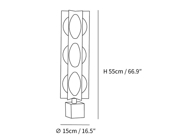 Blue Kleos Floor Lamp