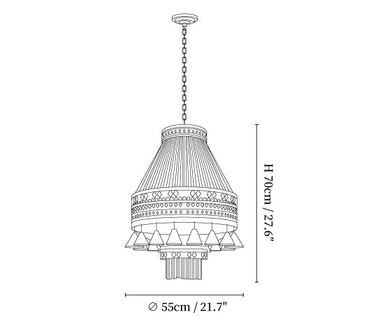 Bohemian Fringe Pendant Lamp