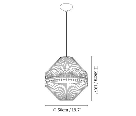 Bohemian Fringe Pendant Lamp