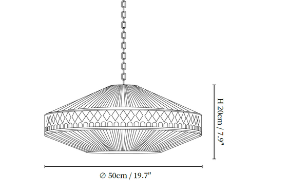 Bohemian Fringe Pendant Lamp