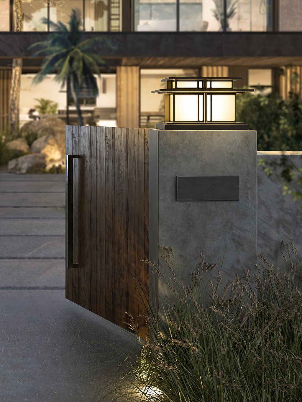 Boilyn Solar Outdoor Pillar Light