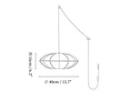 Bombori Pendant Swag Lamp