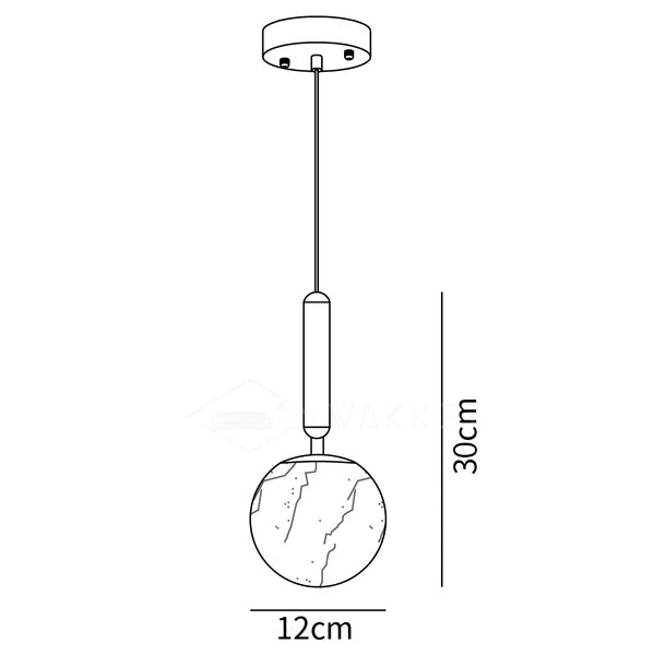 Bosso Alabaster Pendant Lamp