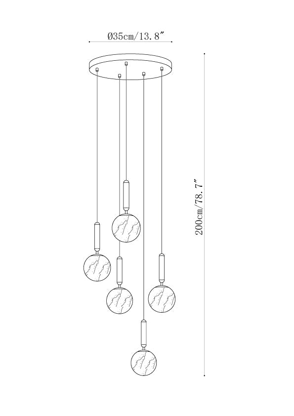 Bosso Alabaster Pendant Lamp