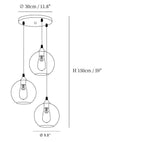 Bottle Glass Pendant Light
