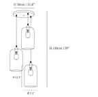 Bottle Glass Pendant Light