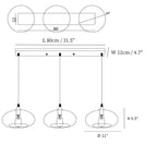 Bottle Glass Pendant Light