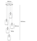 Bottle Glass Pendant Light