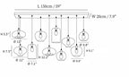 Bottle Glass Pendant Light