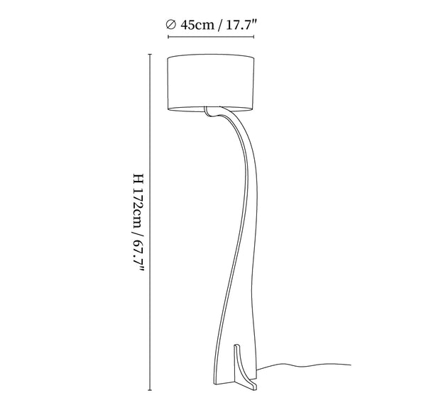 Bow Curve Floor Lamp