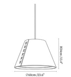 Bow Tie Acoustic Pendant Lamp