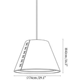 Bow Tie Acoustic Pendant Lamp