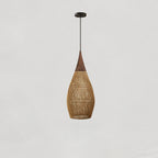 Braided Rattan Pendant Lamp