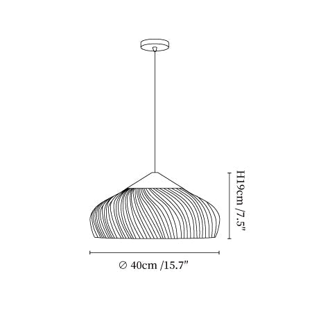 Braided Rattan Pendant Lamp