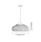 Braided Rattan Pendant Lamp