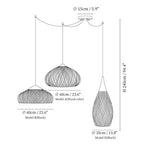 Braided Rattan Pendant Lamp