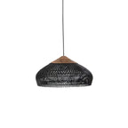 Braided Rattan Swag Pendant Lamp