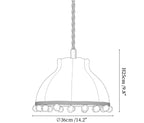Bramble Check Pendant Light