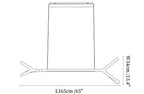 Branch Wood Linear Pendant Light