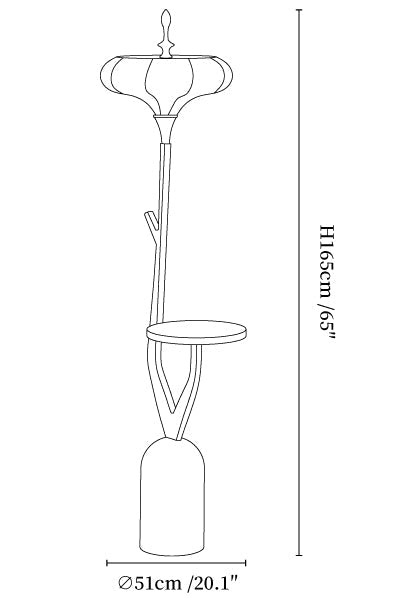 Branch Lantern Floor Lamp
