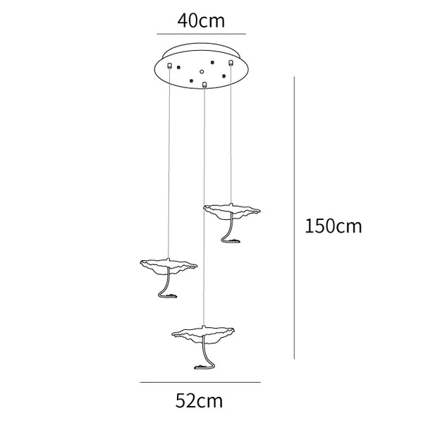 Brass Aviary Constellation Chandelier