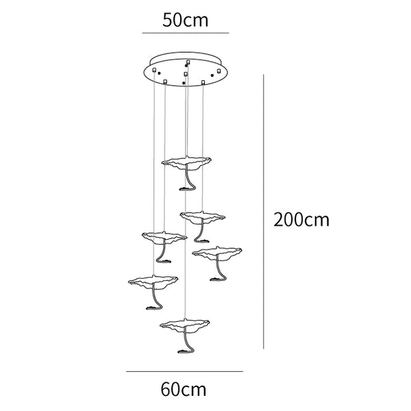Brass Aviary Constellation Chandelier