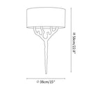 Brass Branch Wall Lamp