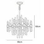 Vintage Antique Brass Chandelier