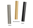 Brass Glass Tube Plug-in Wall Lamp