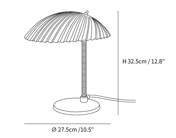 Brass Shell Table Lamp