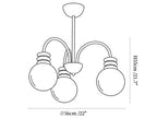 Bravelle Arc Chandelier
