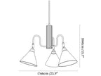 Bravik Wood Chandelier