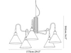 Bravik Wood Chandelier