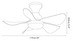 Breezenest Compact Ceiling Fan Light
