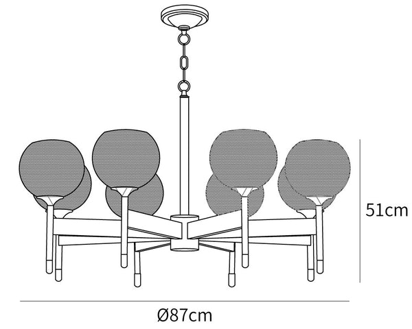 Breton Chandelier