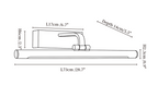 Brillan Frame Rechargeable Wall Light